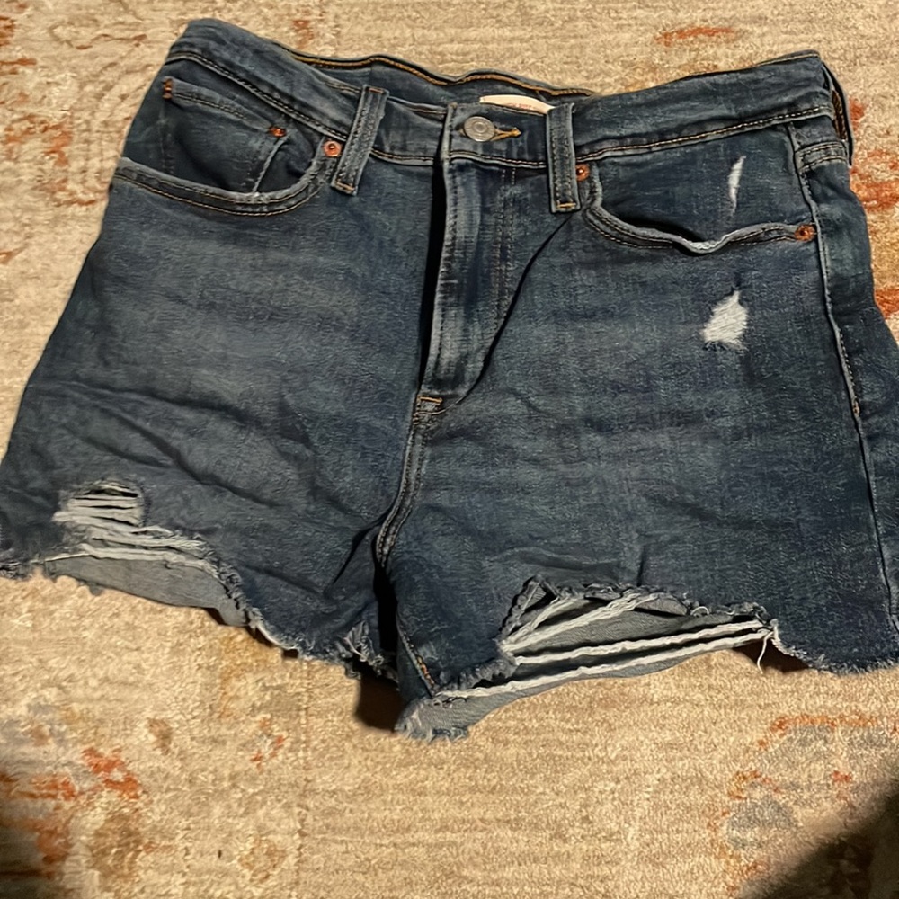 Levi Mom Jean Short High Rise - Picture 2 of 3